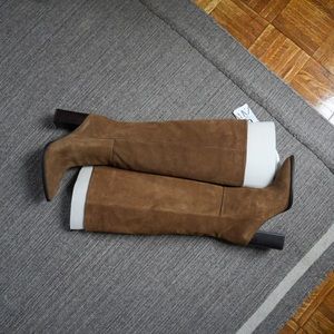 Zara Tan Suede Boots!!!